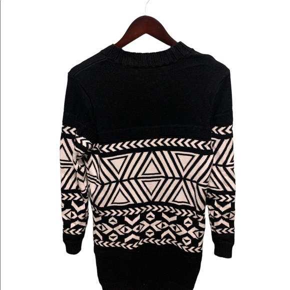 BCBG Holland Roden Black and white sweater Dress XS/S - Picture 6 of 9